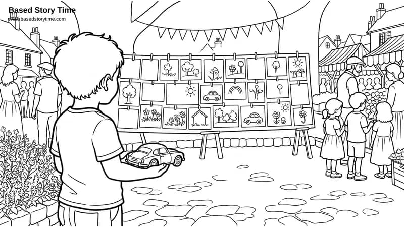 Coloring page from Jaxon Learns To Draw