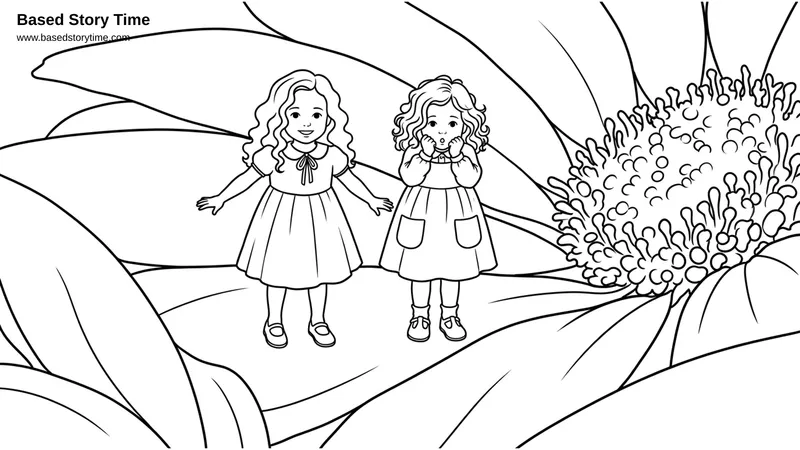 Coloring page from Teeny Weeny Elliot And Olivia