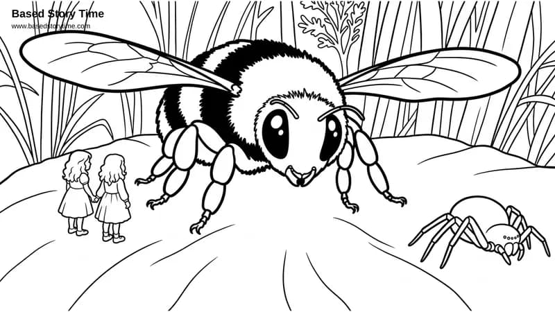 Coloring page from Teeny Weeny Elliot And Olivia