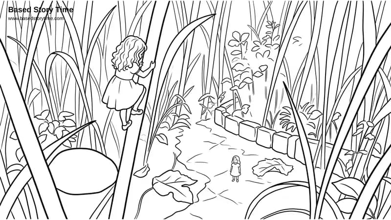 Coloring page from Teeny Weeny Elliot And Olivia